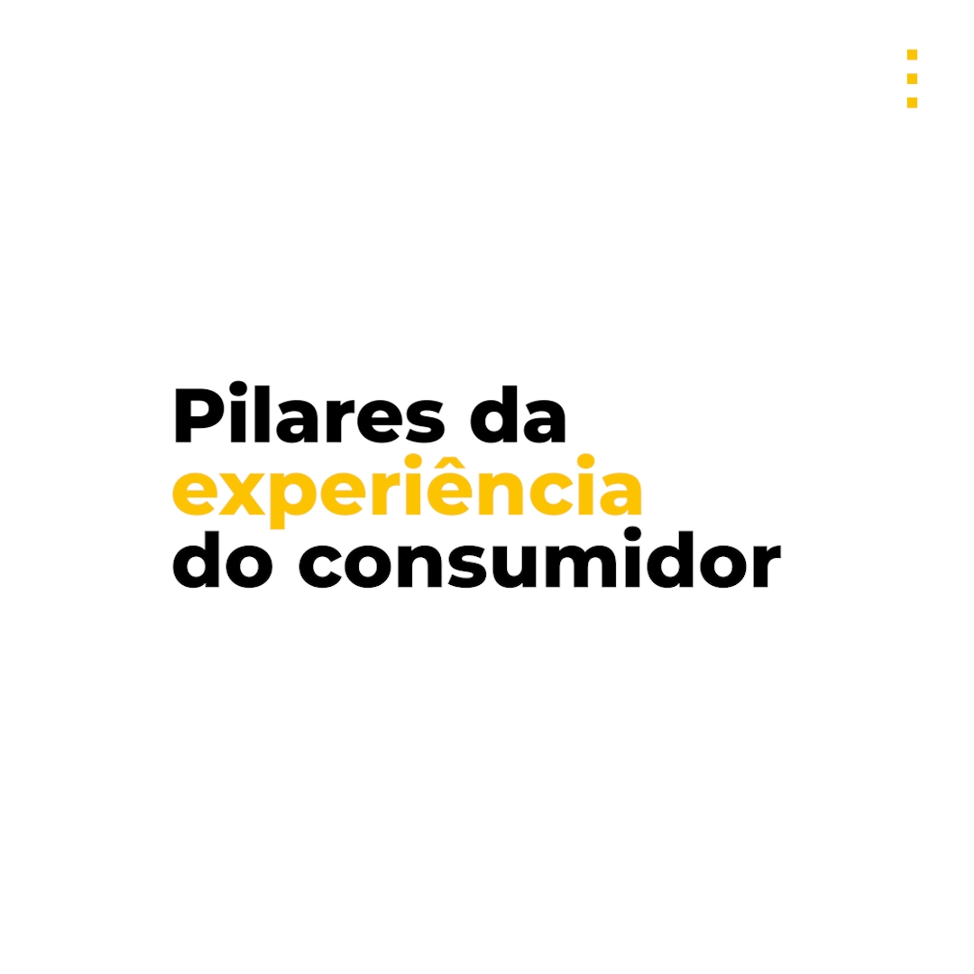 Pilares da experiência do consumidor